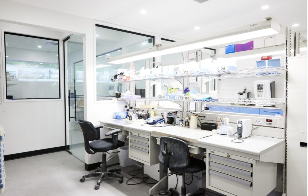 Orleans Denture Clinic Office Lab Desk