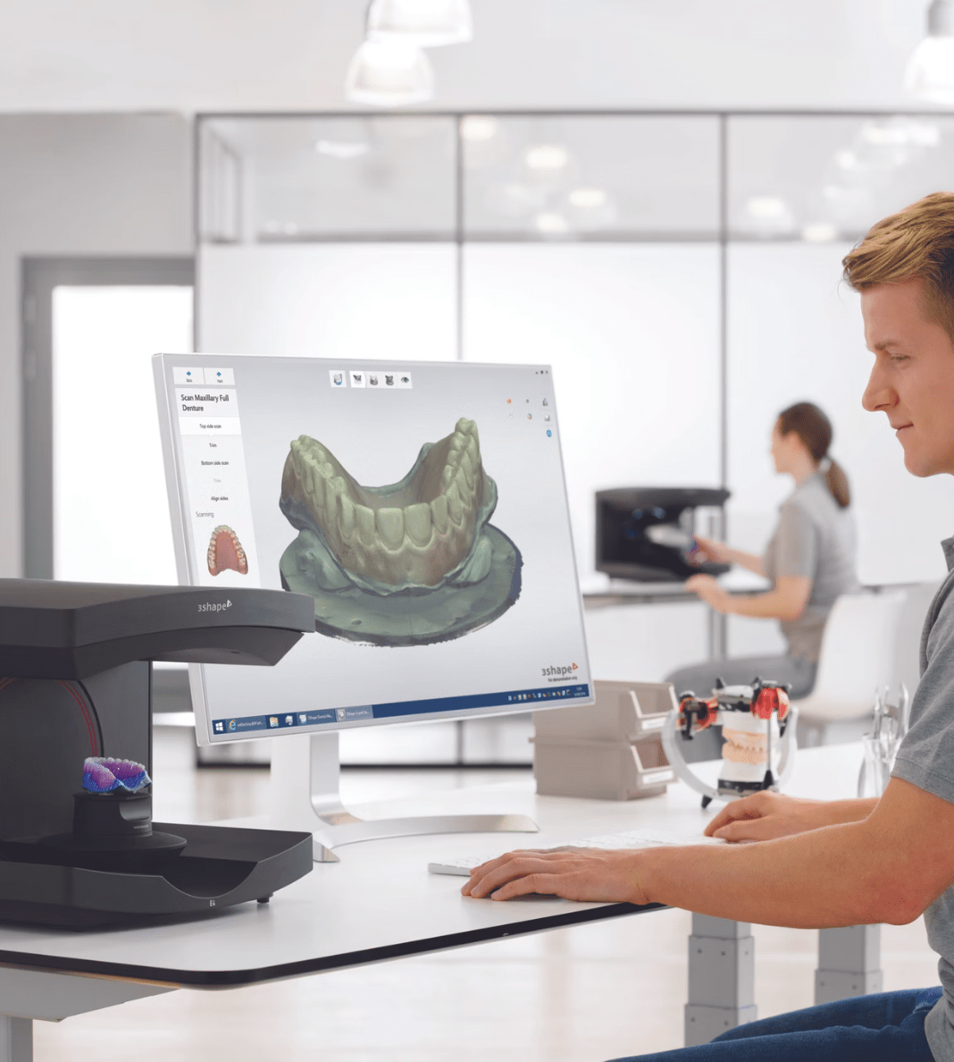Digital denture fabrication